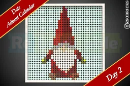 Day 2 - Gonk - Dots Advent Calendar