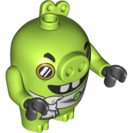 Lego Animal, Pig, Pilot / Lime