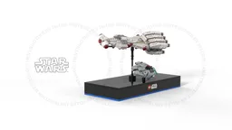 Micro CR-90 Collerian Corvette Tantive IV Desktop Version