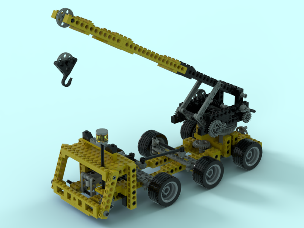 Lego 8891-1-c9-V2 crane truck 2009 upgrade