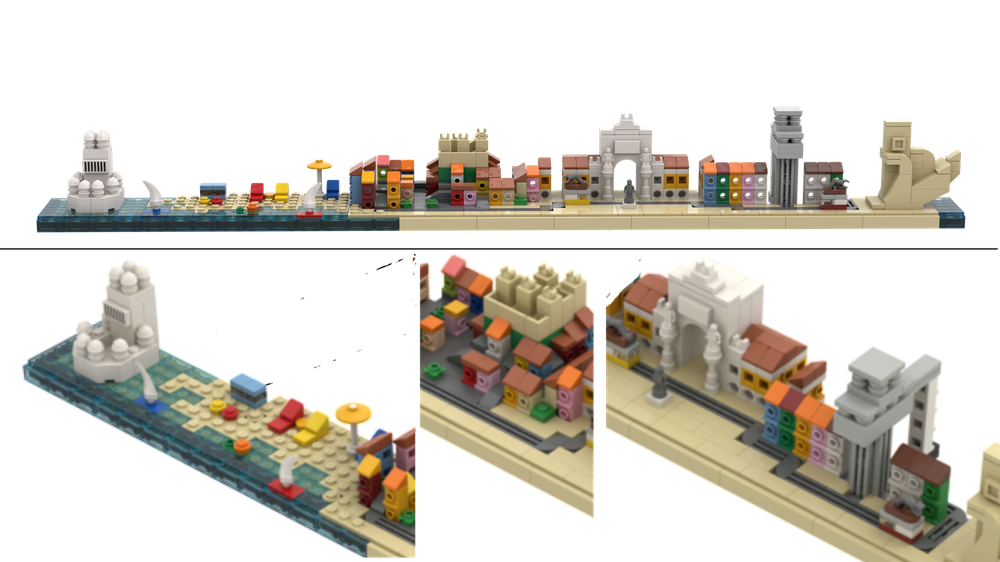 Lego Lisbon City Skyline