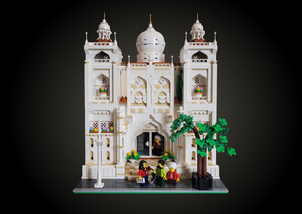 Lego Taj Mahal Modular – Building using parts from the Architecture set (21056)