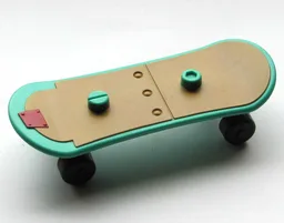 Duplo Skateboard, Top Top with Rivets