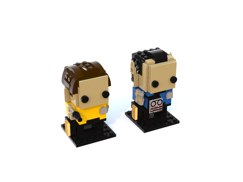 Lego Kirk and Spock