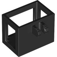 Lego Crane Basket 2 x 3 x 2 with Locking Hinge Fingers / Black