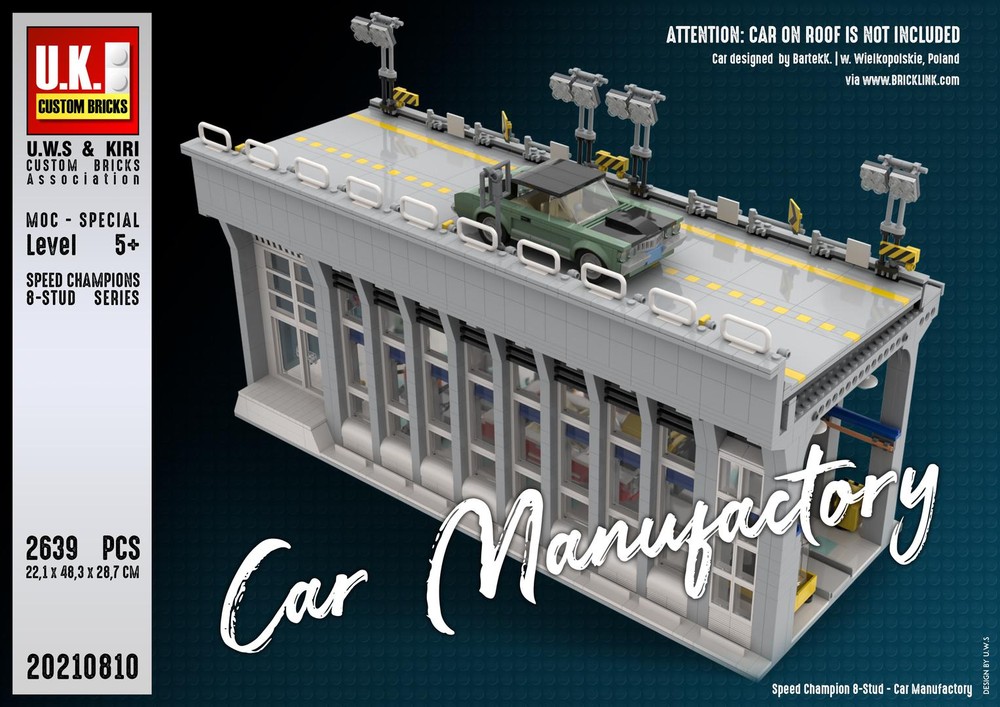 Lego Speed Champion Car Manufacture