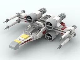Red Five X Wing fighter
