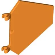 Flag 5 x 6 Hexagonal with C Clips / Orange