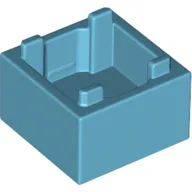 Container Box 2 x 2 x 1 [Plain] / Medium Azure
