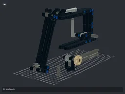 Palfinger style crane