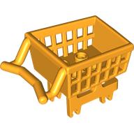 Lego Equipment Shopping Cart / Bright Light Orange