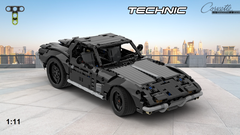 Lego 42127 Corvette Sting Ray 1963 - alternate build
