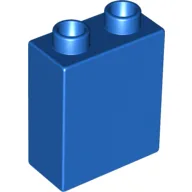 Duplo Brick 1 x 2 x 2 with Bottom Tube / Blue
