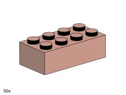 2 x 4 Sand Red Bricks