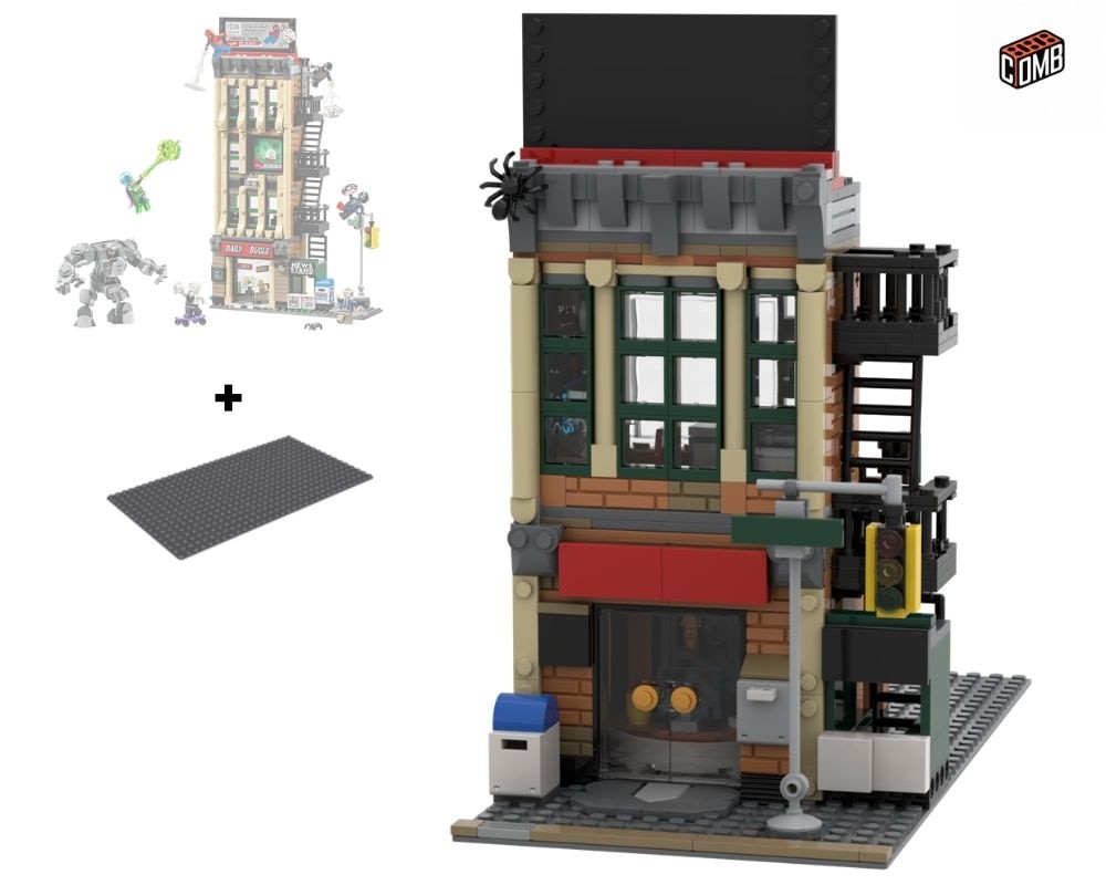 Lego Modular Newspaper Office - Modification of Daily Bugle
