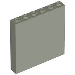 Brick 1 x 6 x 5 / Light Gray