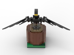 Microraptor on a log MOC