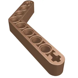 Technic Beam 1 x 9 Bent (6 - 4) Thick / Copper