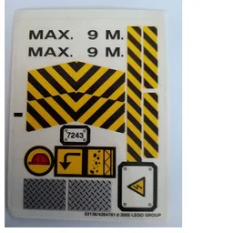 Sticker Sheet for Set 7243-1 / [No Color/Any Color]