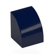 Brick Curved 1 x 1 / Dark Blue