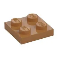 Plate 2 x 2 / Medium Nougat