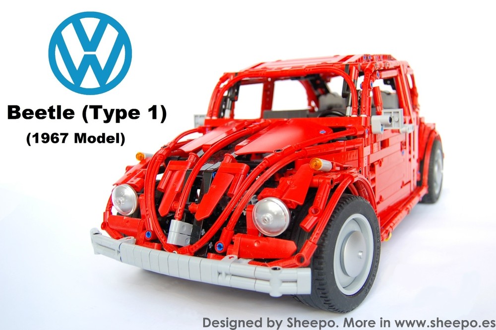 Lego Volkswagen Beetle (Type 1) (Manual version)