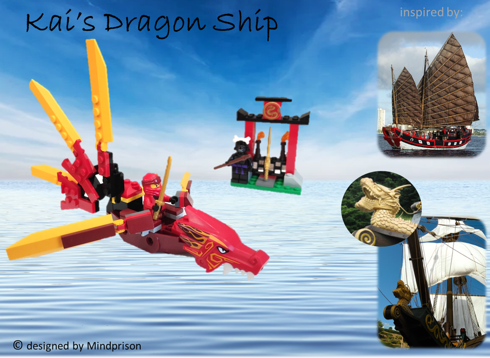 Lego Kai's Dragon Ship