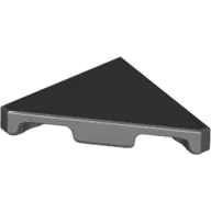 Tile 45° Cut 2 x 2 (Triangle) / Black