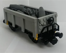 train cart with scrap