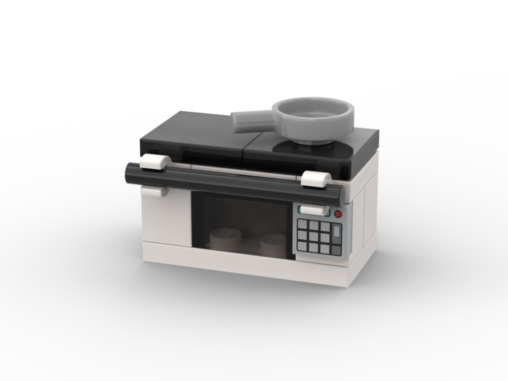 Lego Oven - Minifig Scaled