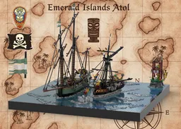 ⚔️ BOARDING THE GOOD FORTUNE - 4 IN 1 COMBO MOC⚓