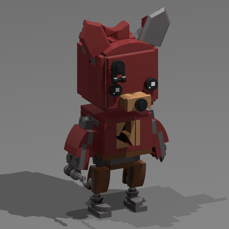 Lego Bricheadz: Fnaf 1: Foxy (2.0)