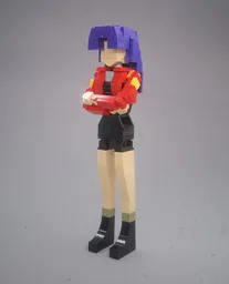 Misato Katsuragi from anime Neon Genesis Evangelion buildable figure