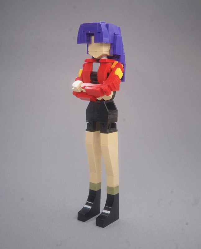 Lego Misato Katsuragi from anime Neon Genesis Evangelion buildable figure