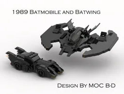1989 Batmobile and Batwing