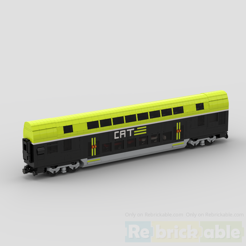 Lego City Airport Train (CAT) train passenger car - motorized
