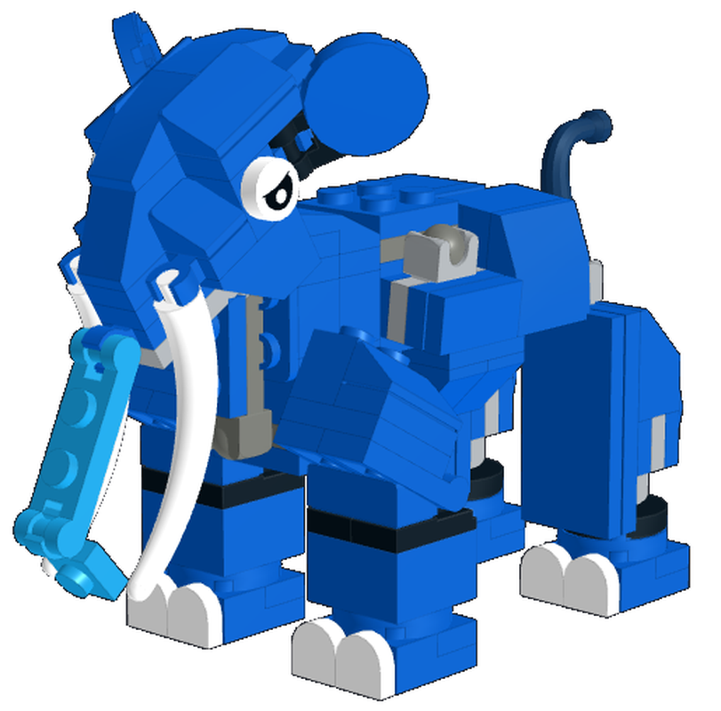 Lego Blue Elephant Beast Mech