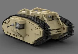 Minifig scale Mk tank