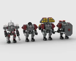 Helldivers 2 Automaton Berserker and Devastators