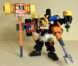 SF-022A Star GaoGaiGar & Goldion Hammer Weapon Set