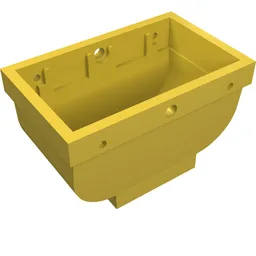 Belville, Equipment, Basket 2 x 4 x 2 without Handle / Yellow
