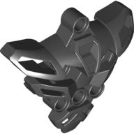Lego Large Figure Skeletal, Torso with 6 Holes (Matoran) / Black