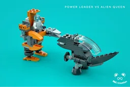 Alien queen vs power loader