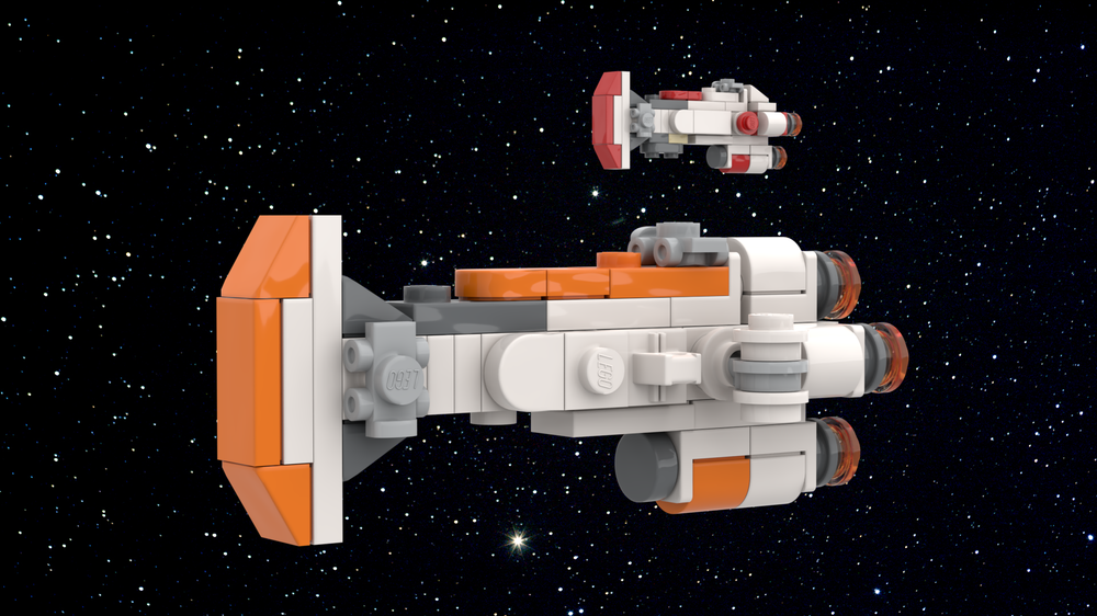 Lego 1:1455 Sphyrna-class Hammerhead Corvettes: Rebels and Rogue One versions