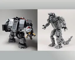 Mecha 2-in-1 Bundle (75375 Alternate Builds)