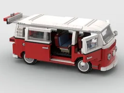 10220 VW T2 Van red