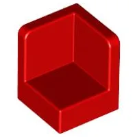 Panel 1 x 1 x 1 Corner / Red