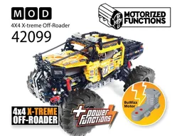 42099 4X4 X-treme Off-Roader RC MOD for Power Function & BuWizz Mortors