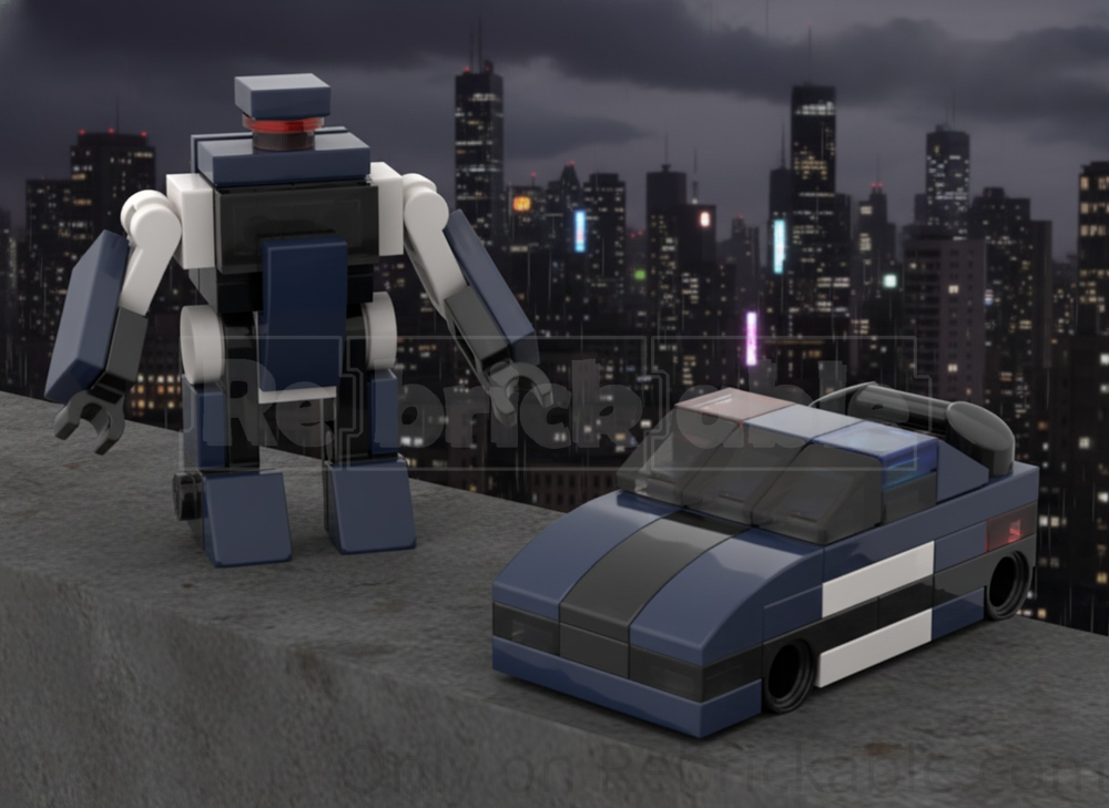 Lego Barricade Micro Transformer