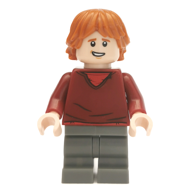Lego Ron Weasley, Dark Red Sweater, Medium Legs
